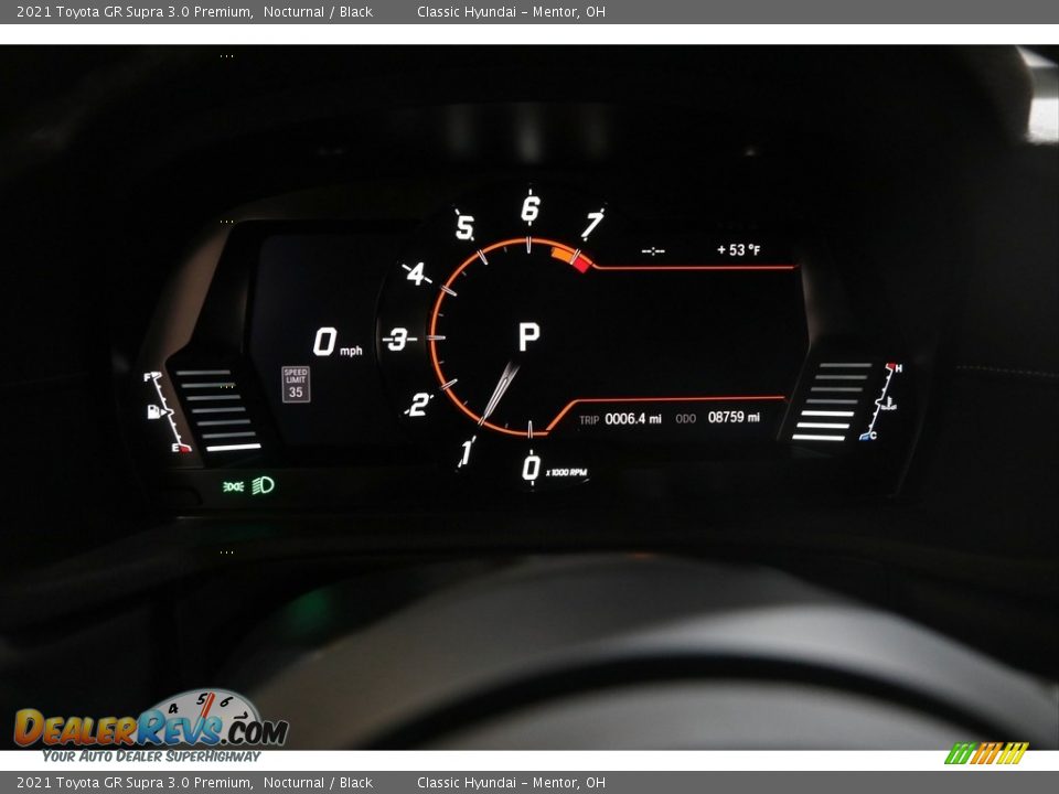 2021 Toyota GR Supra 3.0 Premium Gauges Photo #13