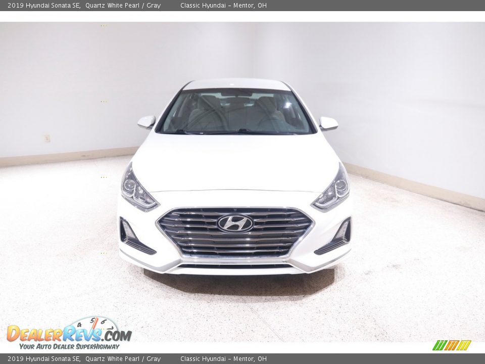 2019 Hyundai Sonata SE Quartz White Pearl / Gray Photo #1