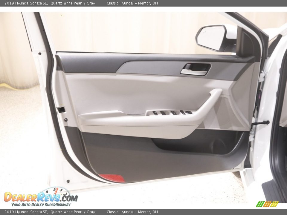 2019 Hyundai Sonata SE Quartz White Pearl / Gray Photo #3