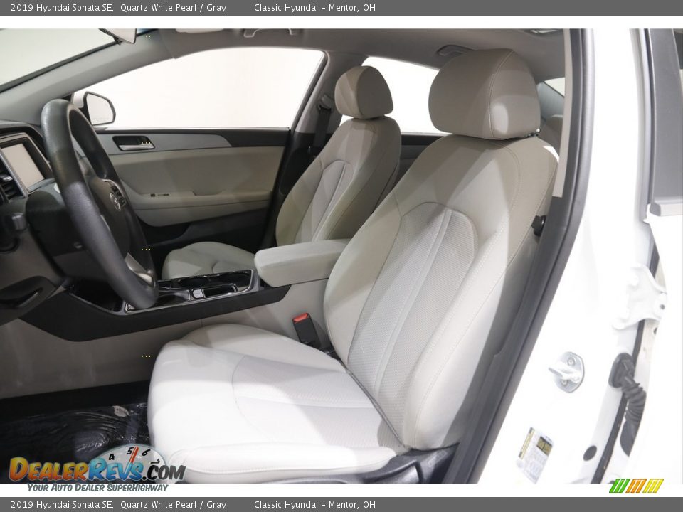 2019 Hyundai Sonata SE Quartz White Pearl / Gray Photo #4