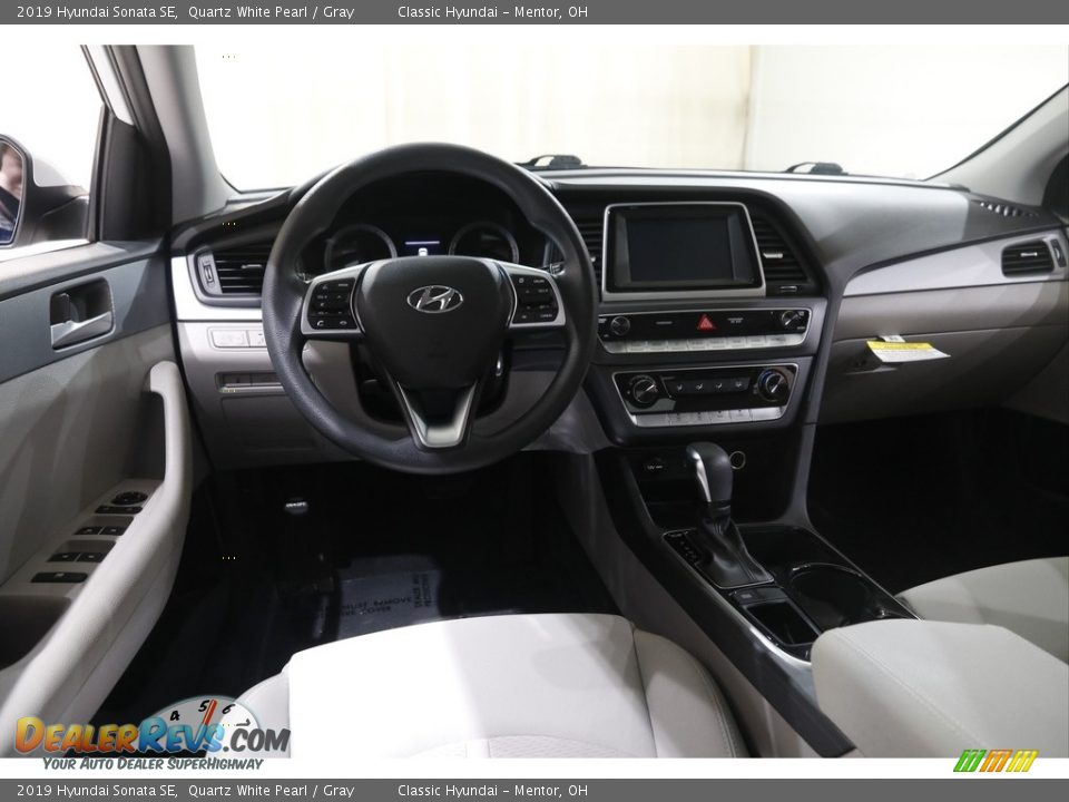 2019 Hyundai Sonata SE Quartz White Pearl / Gray Photo #5