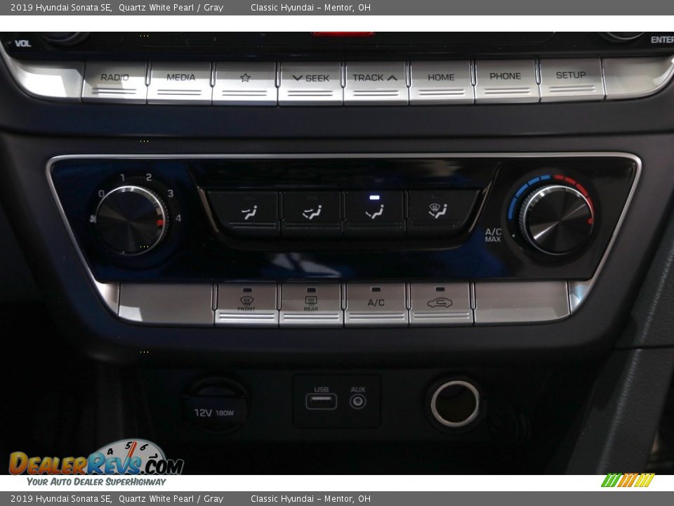 2019 Hyundai Sonata SE Quartz White Pearl / Gray Photo #14
