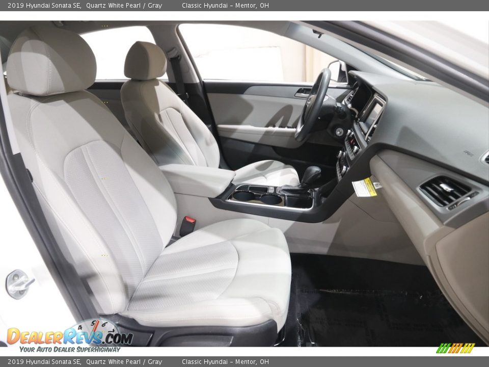 2019 Hyundai Sonata SE Quartz White Pearl / Gray Photo #17