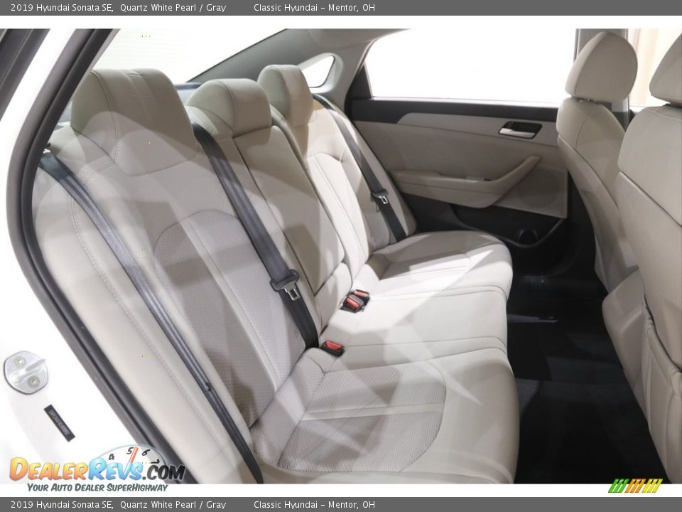 2019 Hyundai Sonata SE Quartz White Pearl / Gray Photo #18