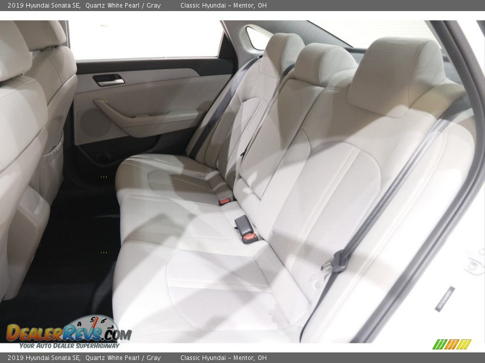2019 Hyundai Sonata SE Quartz White Pearl / Gray Photo #19