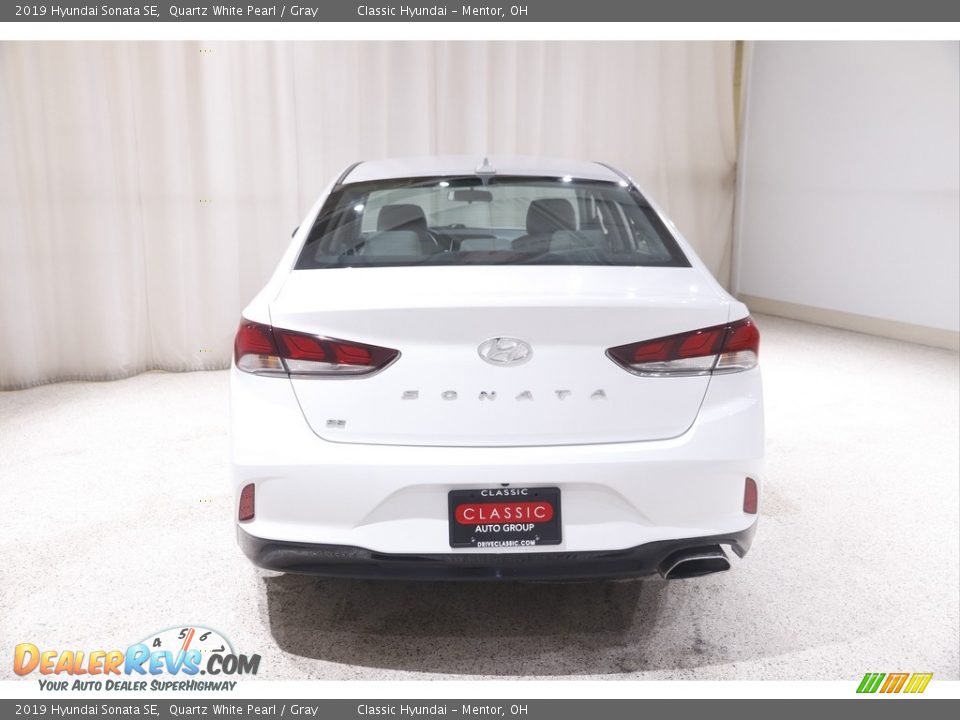 2019 Hyundai Sonata SE Quartz White Pearl / Gray Photo #20