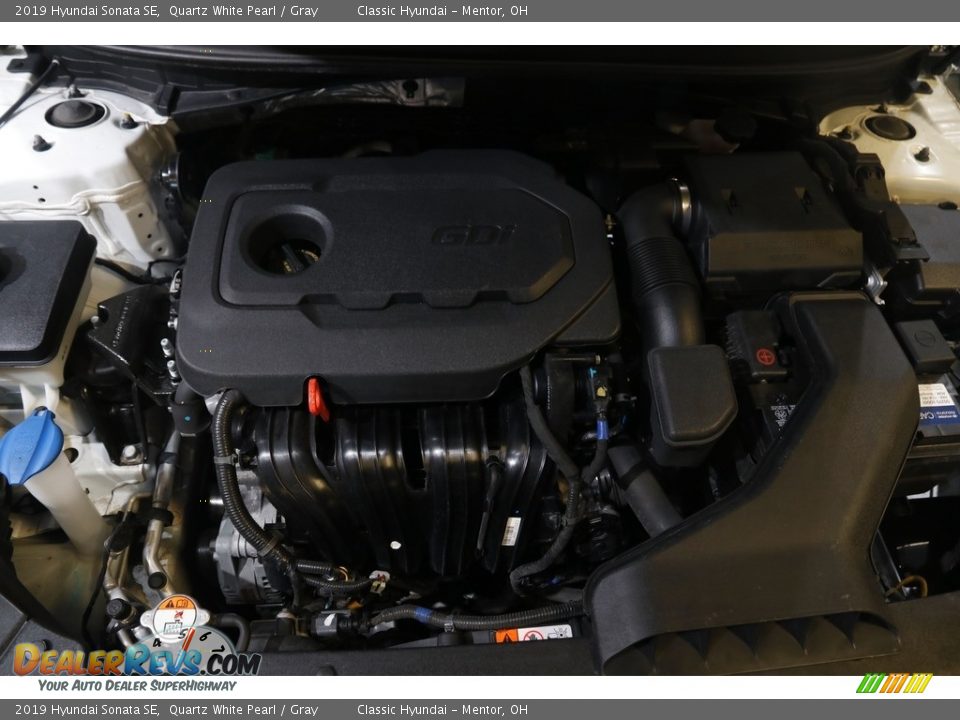 2019 Hyundai Sonata SE Quartz White Pearl / Gray Photo #21