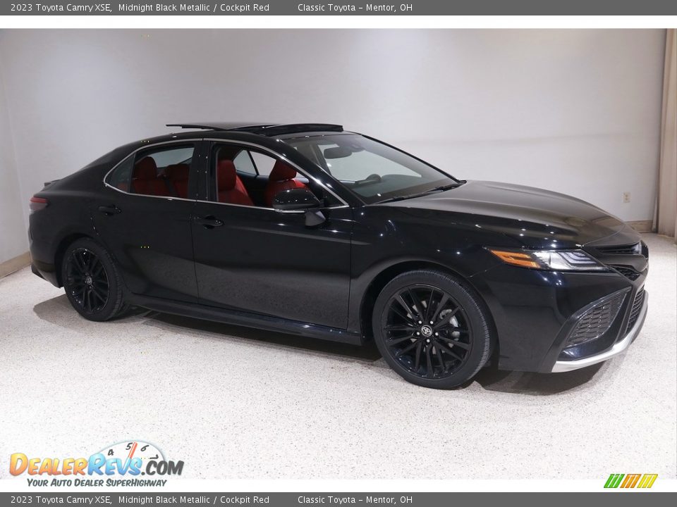 Midnight Black Metallic 2023 Toyota Camry XSE Photo #1