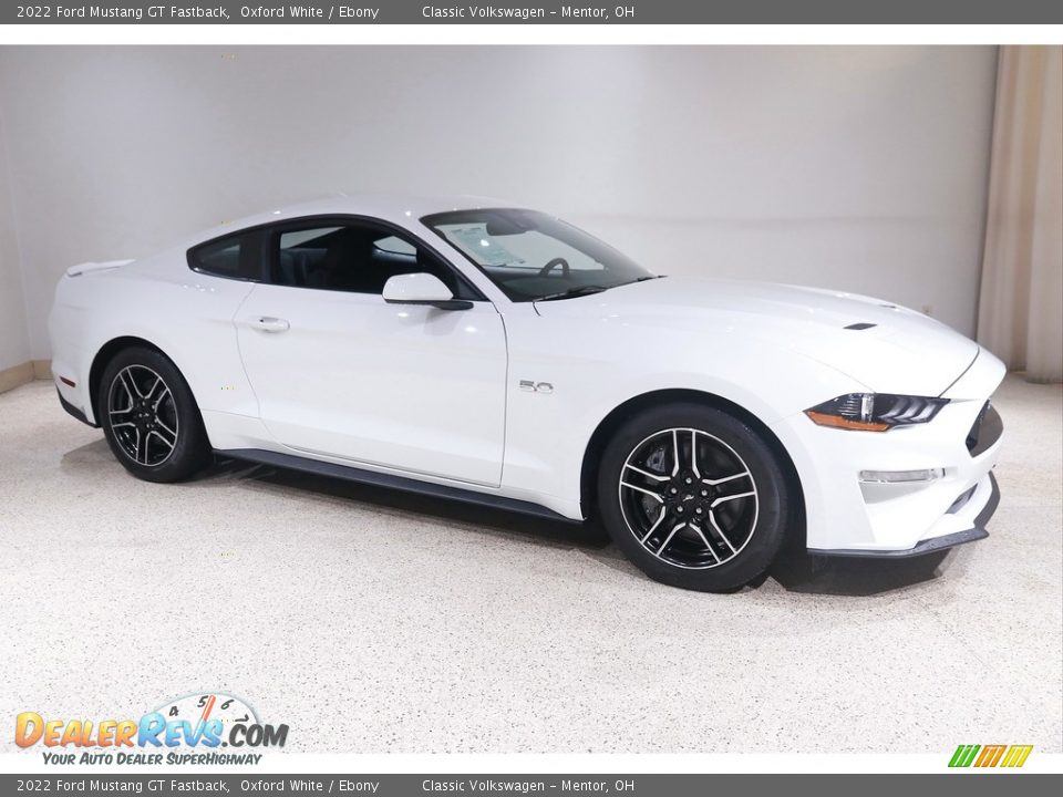 Oxford White 2022 Ford Mustang GT Fastback Photo #1