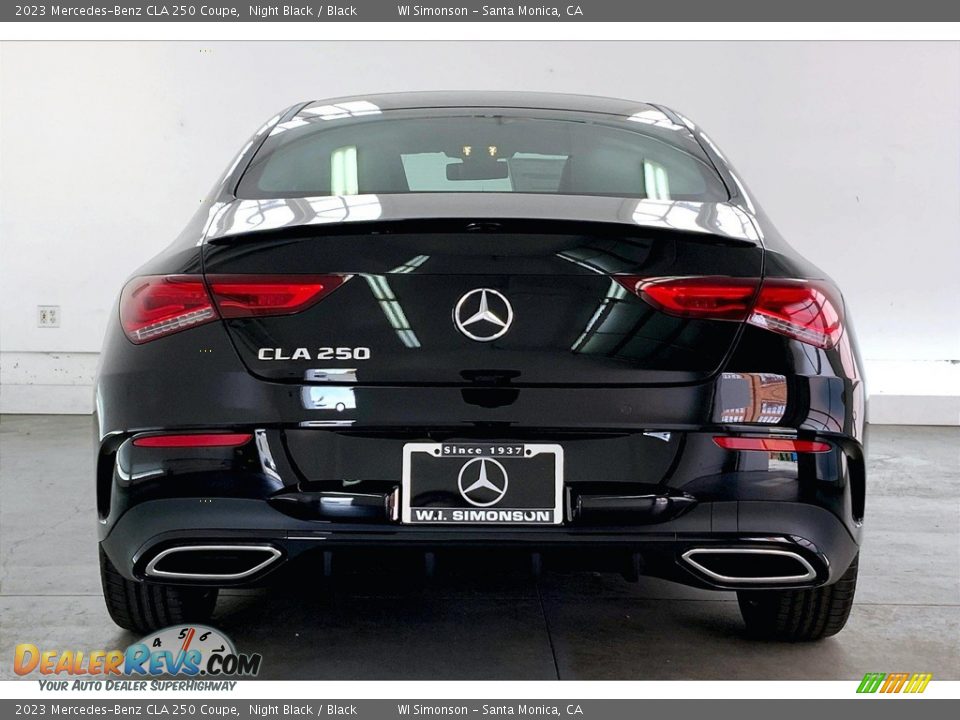 2023 Mercedes-Benz CLA 250 Coupe Night Black / Black Photo #3