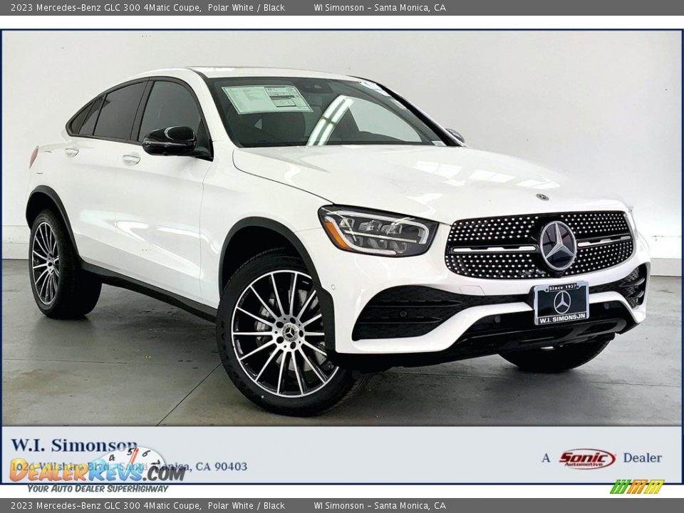 2023 Mercedes-Benz GLC 300 4Matic Coupe Polar White / Black Photo #1