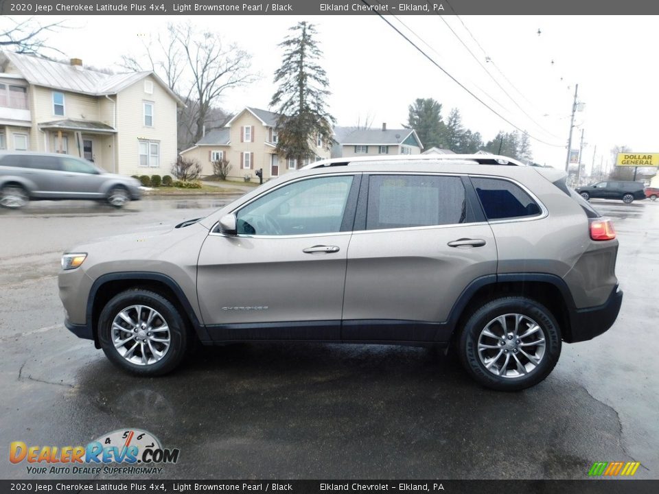 2020 Jeep Cherokee Latitude Plus 4x4 Light Brownstone Pearl / Black Photo #10