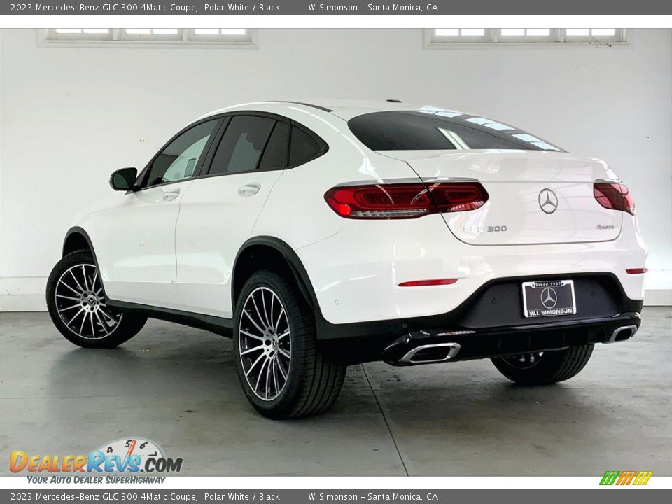 2023 Mercedes-Benz GLC 300 4Matic Coupe Polar White / Black Photo #2