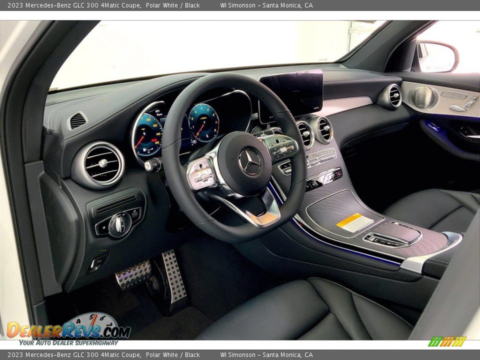 2023 Mercedes-Benz GLC 300 4Matic Coupe Polar White / Black Photo #4