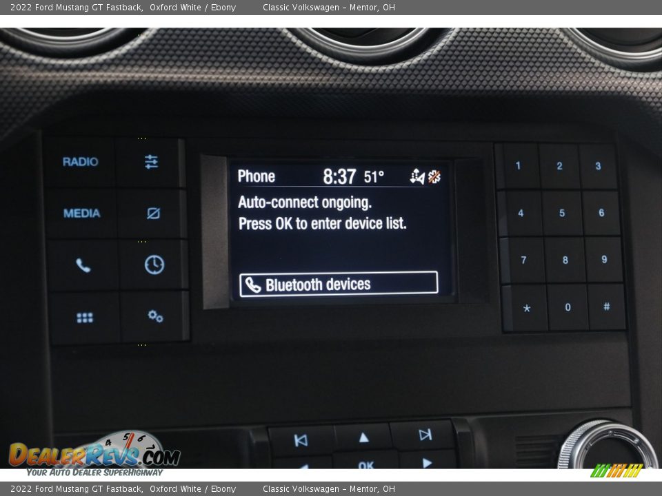 2022 Ford Mustang GT Fastback Oxford White / Ebony Photo #12