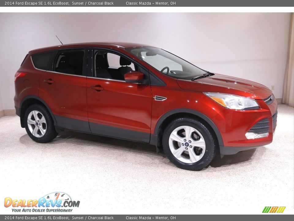 2014 Ford Escape SE 1.6L EcoBoost Sunset / Charcoal Black Photo #1