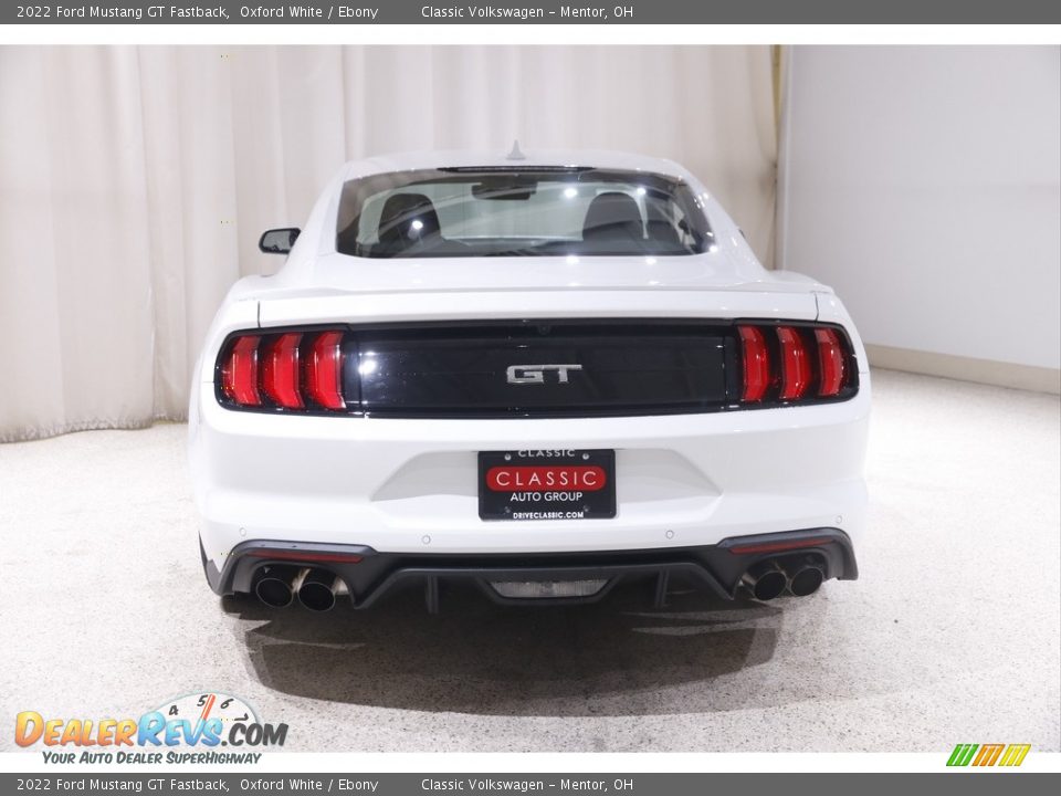 2022 Ford Mustang GT Fastback Oxford White / Ebony Photo #19