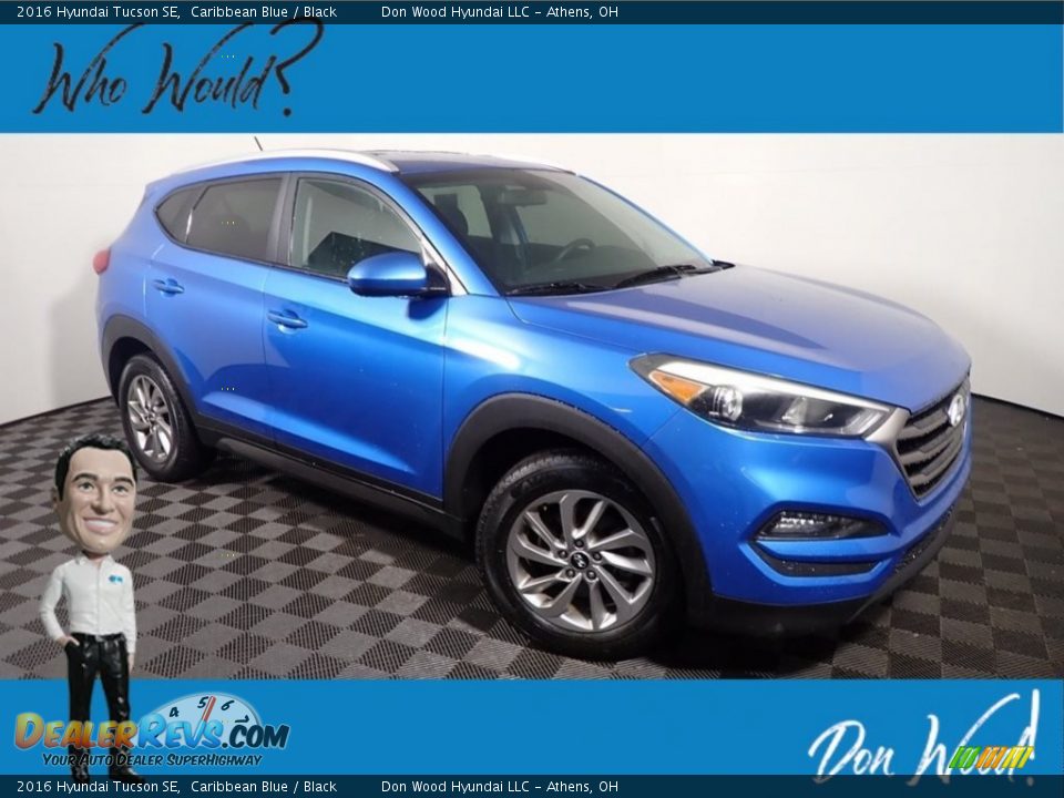 2016 Hyundai Tucson SE Caribbean Blue / Black Photo #1