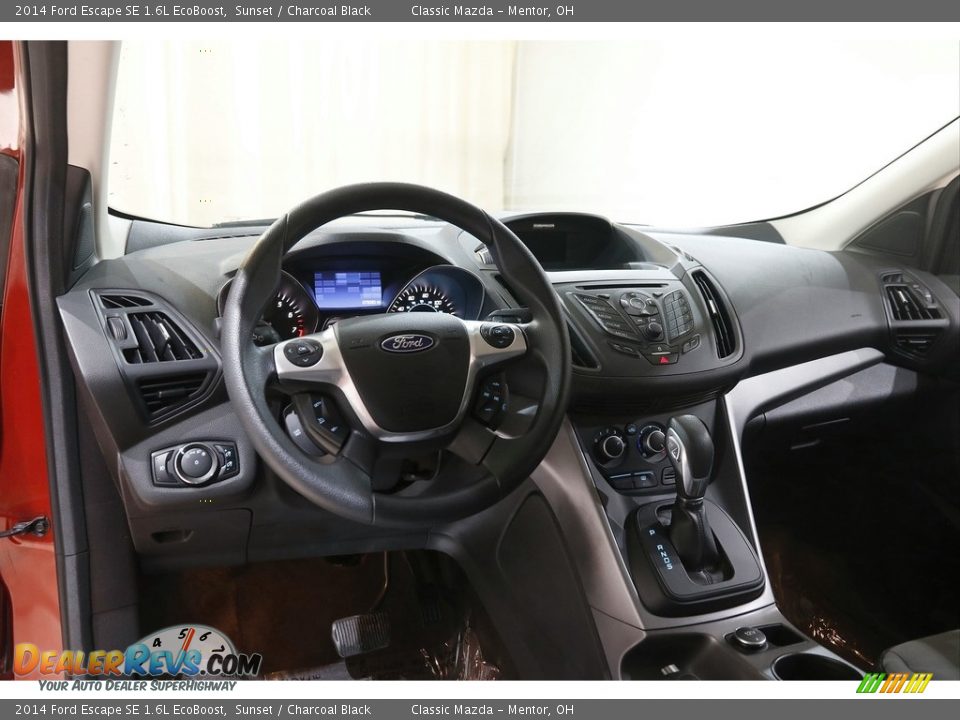 2014 Ford Escape SE 1.6L EcoBoost Sunset / Charcoal Black Photo #7