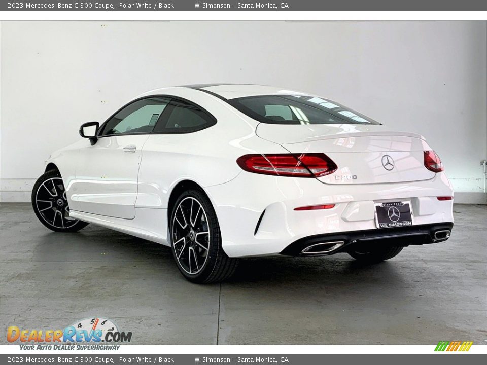 2023 Mercedes-Benz C 300 Coupe Polar White / Black Photo #2