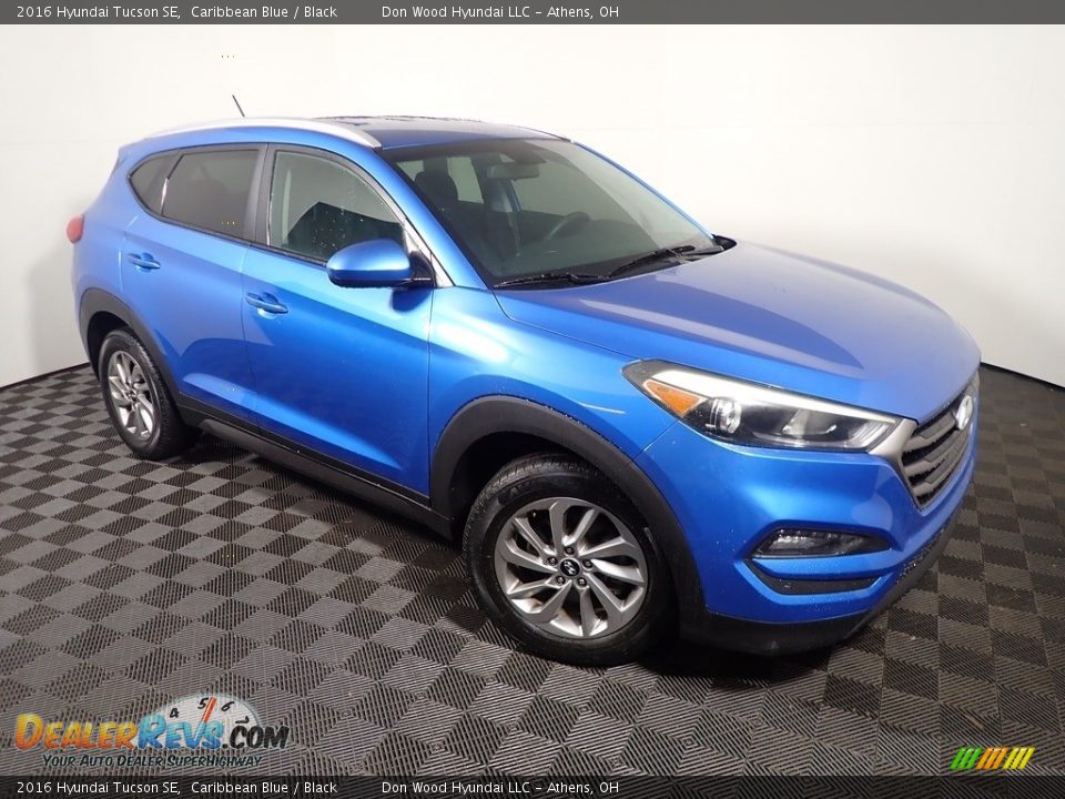 2016 Hyundai Tucson SE Caribbean Blue / Black Photo #3
