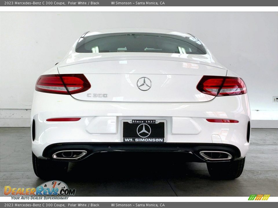 2023 Mercedes-Benz C 300 Coupe Polar White / Black Photo #3