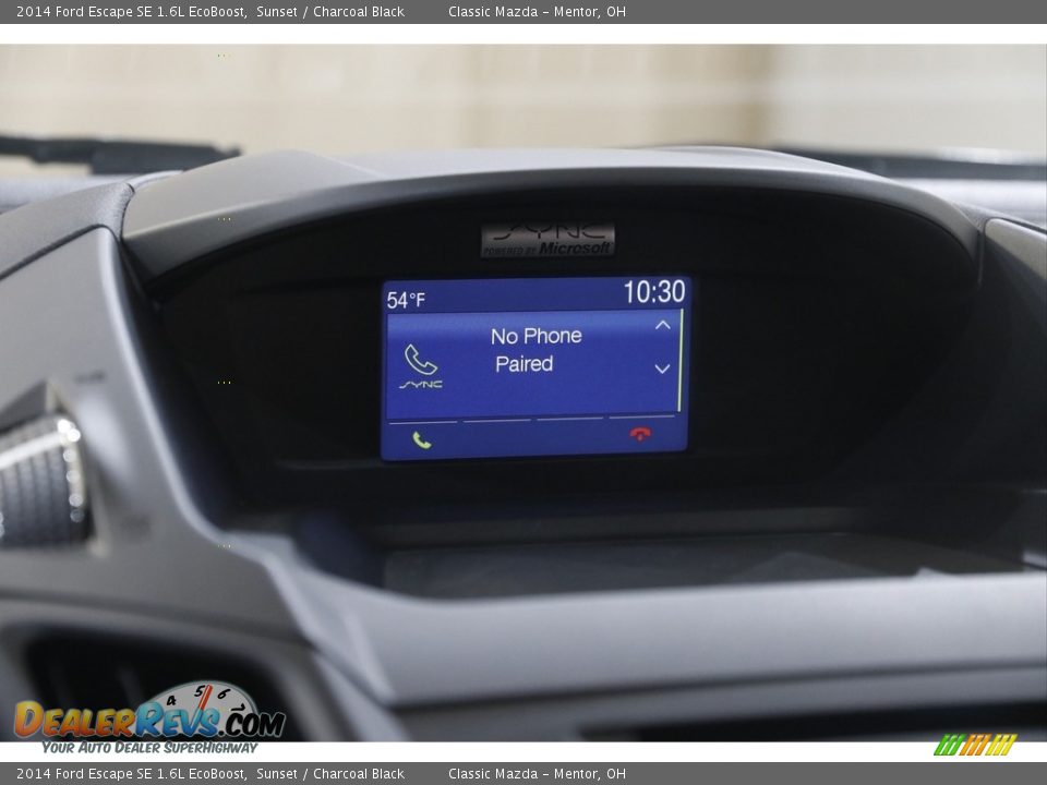 2014 Ford Escape SE 1.6L EcoBoost Sunset / Charcoal Black Photo #12