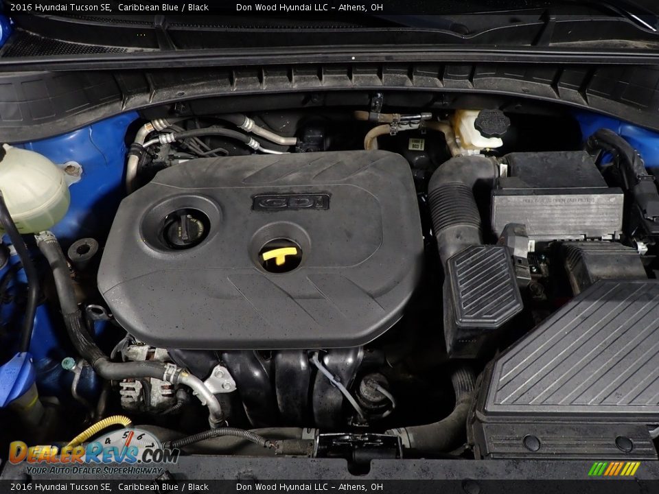 2016 Hyundai Tucson SE Caribbean Blue / Black Photo #7