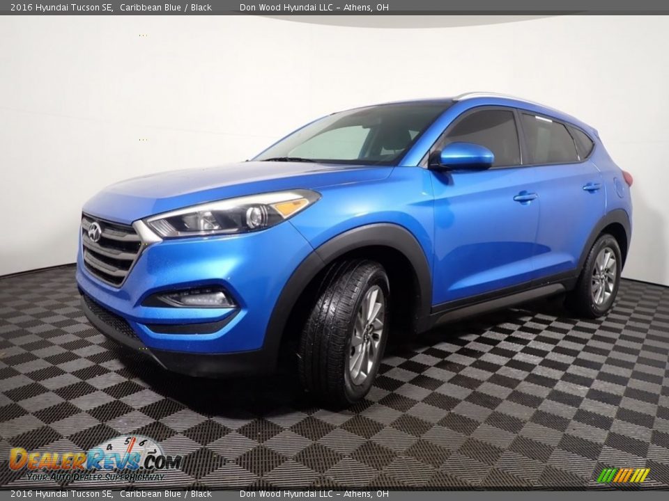 2016 Hyundai Tucson SE Caribbean Blue / Black Photo #8