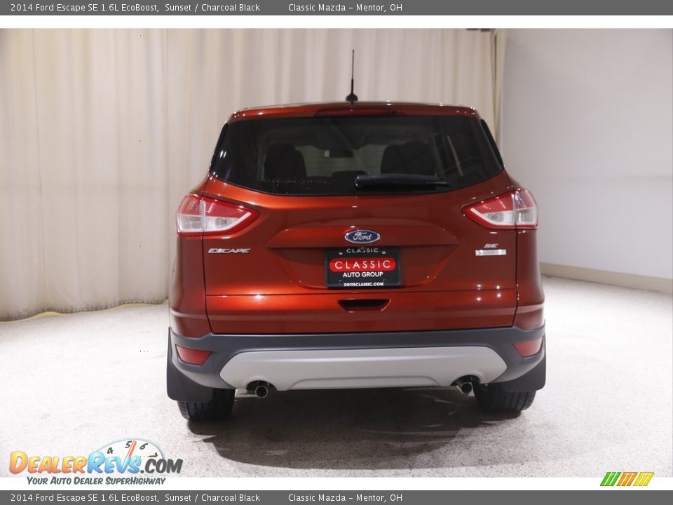 2014 Ford Escape SE 1.6L EcoBoost Sunset / Charcoal Black Photo #18