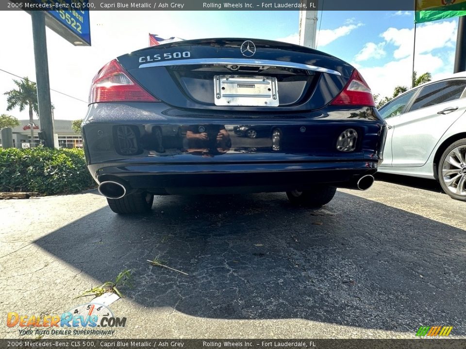 2006 Mercedes-Benz CLS 500 Capri Blue Metallic / Ash Grey Photo #2