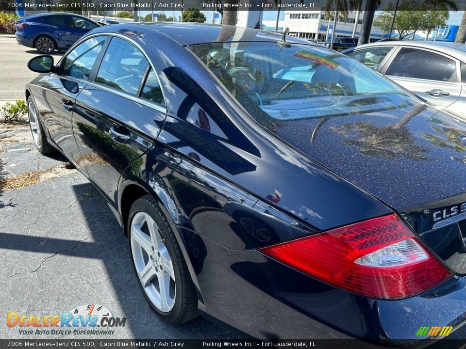 2006 Mercedes-Benz CLS 500 Capri Blue Metallic / Ash Grey Photo #3