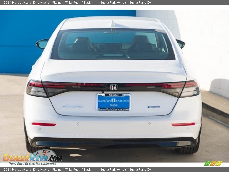 2023 Honda Accord EX-L Hybrid Platinum White Pearl / Black Photo #7