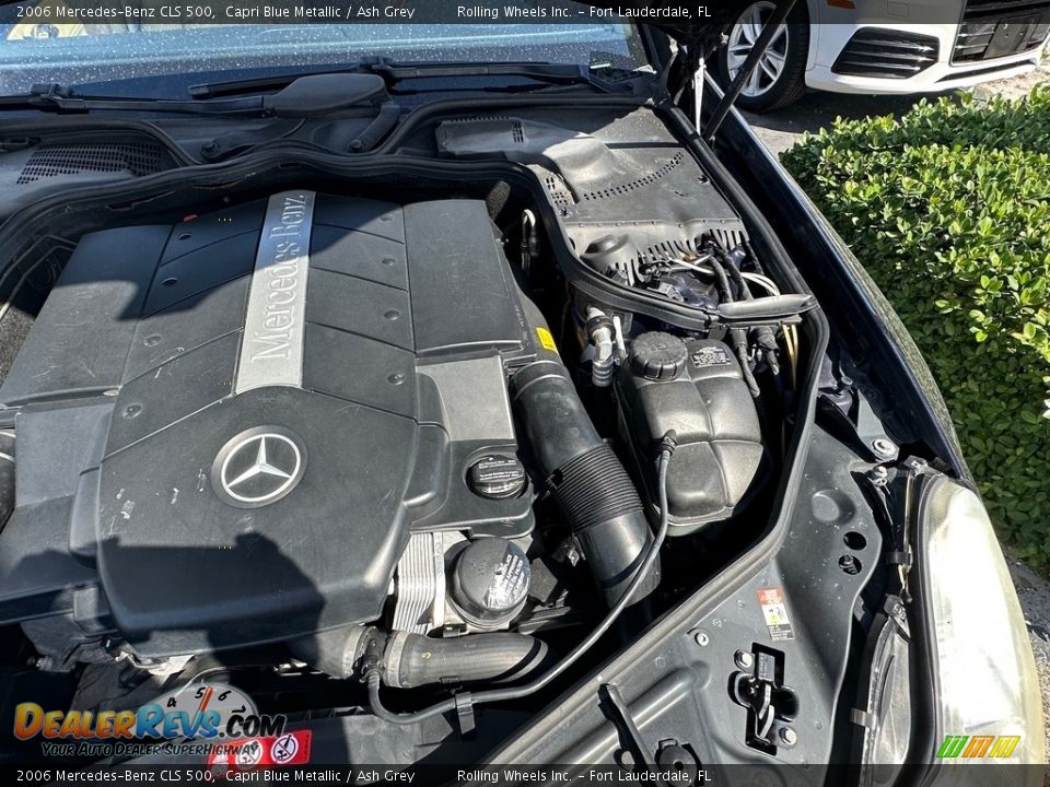 2006 Mercedes-Benz CLS 500 Capri Blue Metallic / Ash Grey Photo #9