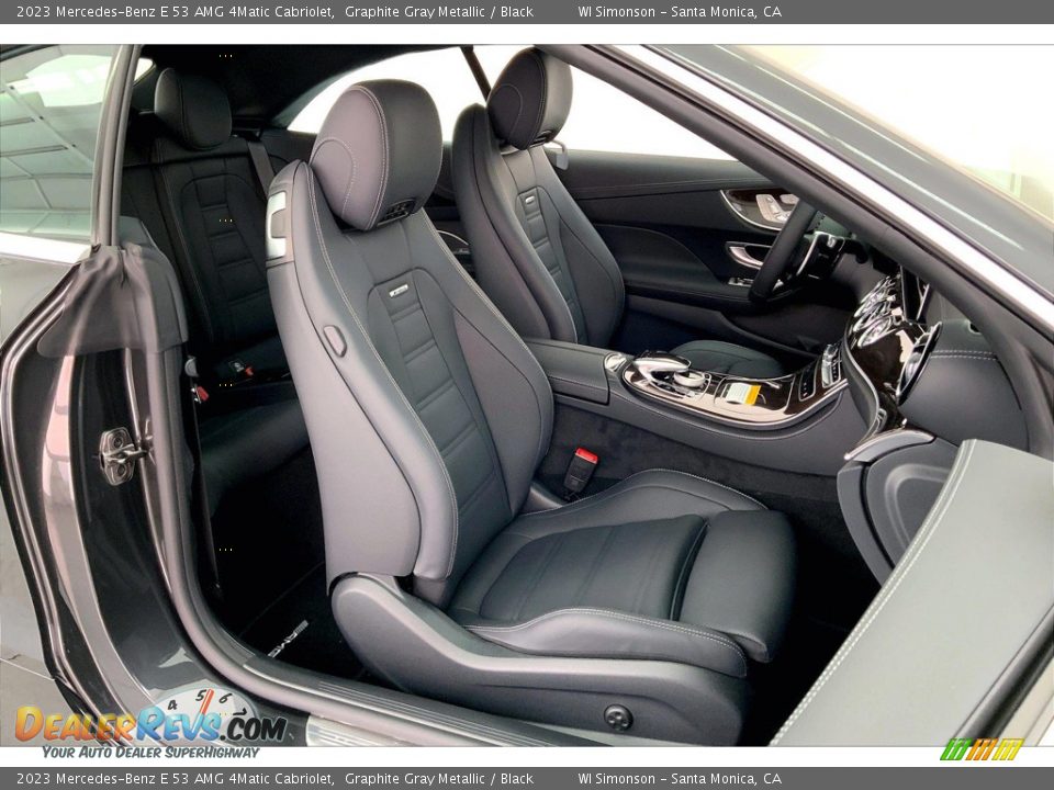 Black Interior - 2023 Mercedes-Benz E 53 AMG 4Matic Cabriolet Photo #5