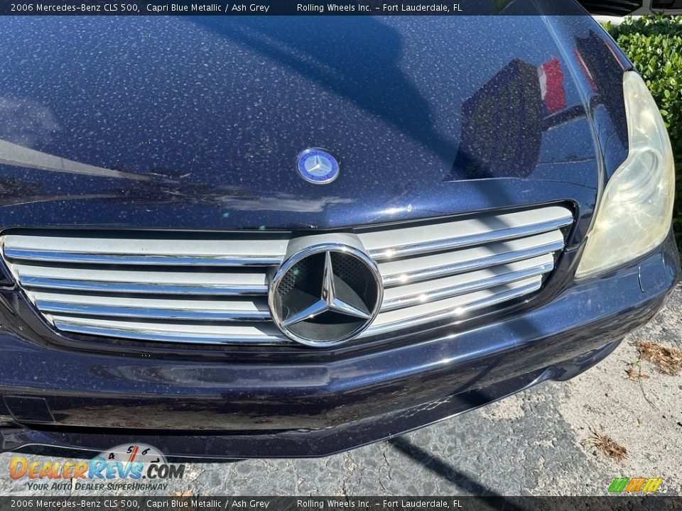 2006 Mercedes-Benz CLS 500 Capri Blue Metallic / Ash Grey Photo #12