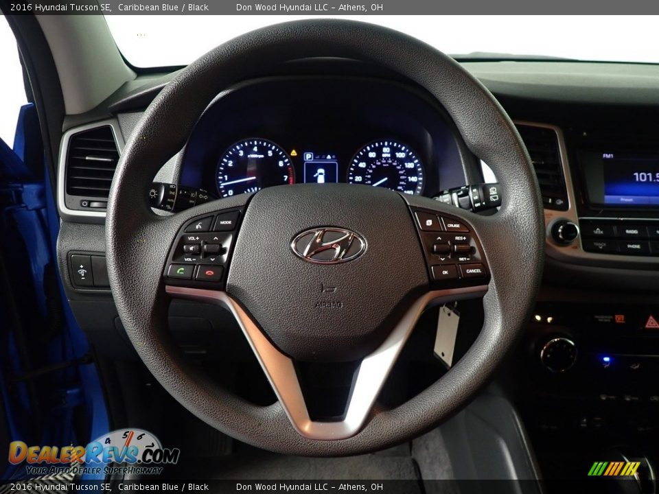 2016 Hyundai Tucson SE Caribbean Blue / Black Photo #25