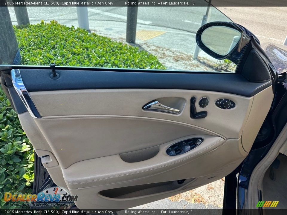 2006 Mercedes-Benz CLS 500 Capri Blue Metallic / Ash Grey Photo #15