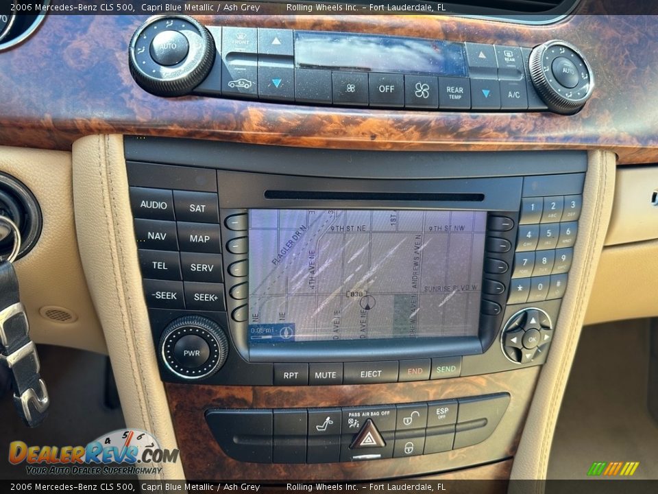 2006 Mercedes-Benz CLS 500 Capri Blue Metallic / Ash Grey Photo #16
