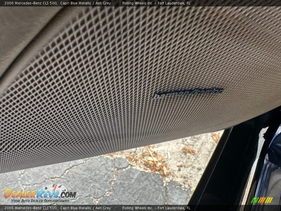 2006 Mercedes-Benz CLS 500 Capri Blue Metallic / Ash Grey Photo #17