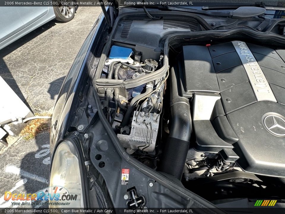 2006 Mercedes-Benz CLS 500 Capri Blue Metallic / Ash Grey Photo #18