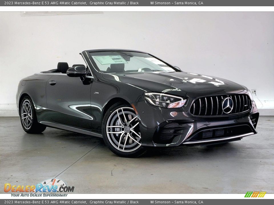 Front 3/4 View of 2023 Mercedes-Benz E 53 AMG 4Matic Cabriolet Photo #12