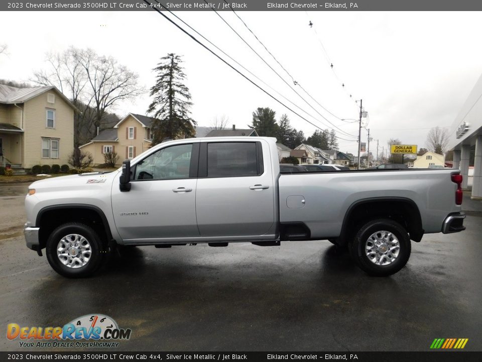 Silver Ice Metallic 2023 Chevrolet Silverado 3500HD LT Crew Cab 4x4 Photo #12