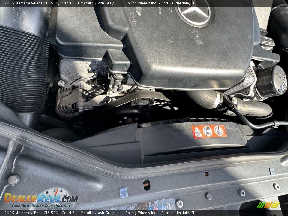 2006 Mercedes-Benz CLS 500 Capri Blue Metallic / Ash Grey Photo #19