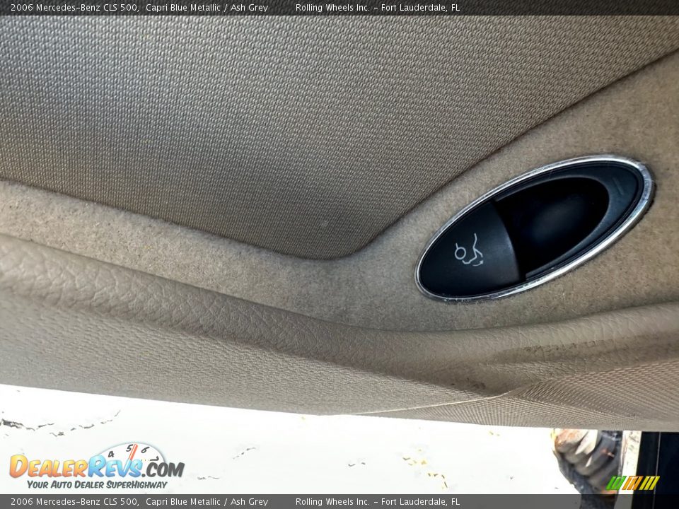 2006 Mercedes-Benz CLS 500 Capri Blue Metallic / Ash Grey Photo #20