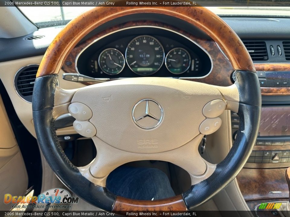 2006 Mercedes-Benz CLS 500 Capri Blue Metallic / Ash Grey Photo #21