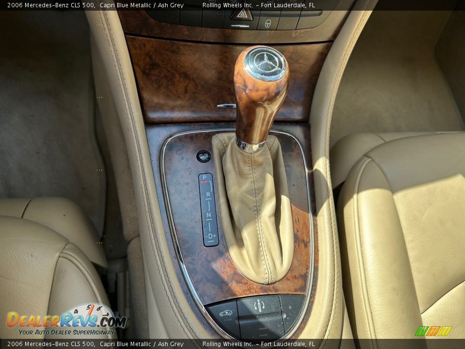 2006 Mercedes-Benz CLS 500 Capri Blue Metallic / Ash Grey Photo #23