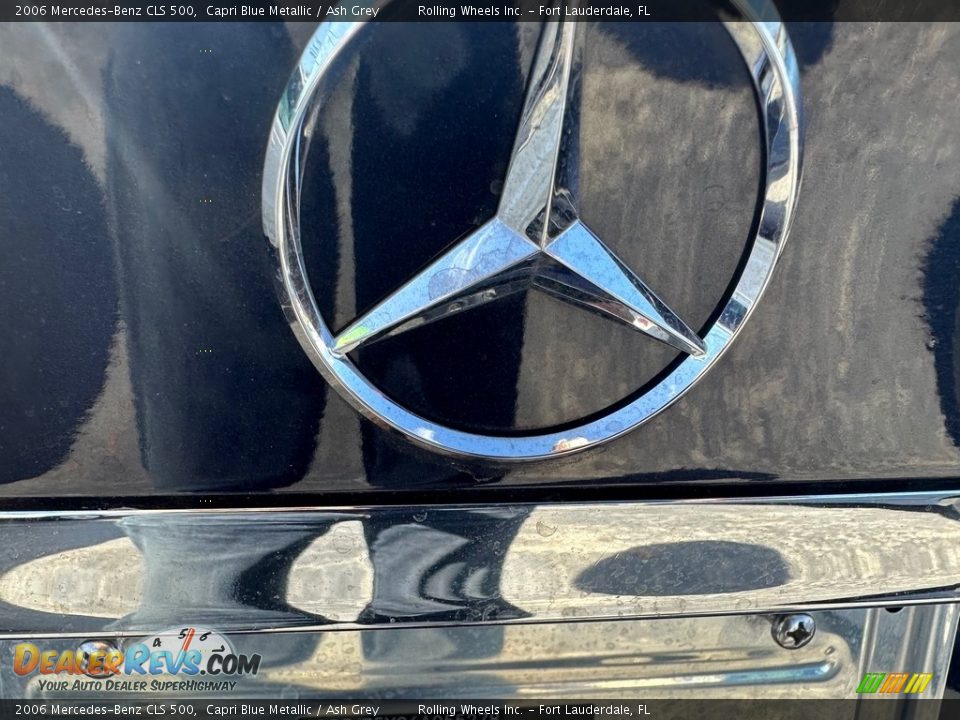 2006 Mercedes-Benz CLS 500 Capri Blue Metallic / Ash Grey Photo #25