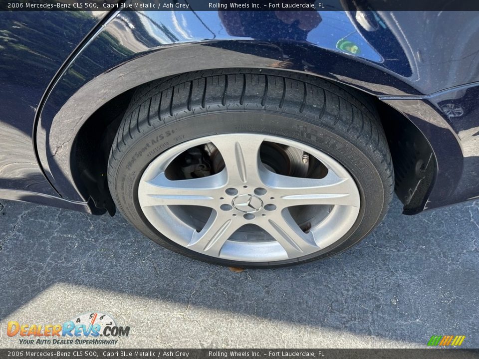 2006 Mercedes-Benz CLS 500 Capri Blue Metallic / Ash Grey Photo #26