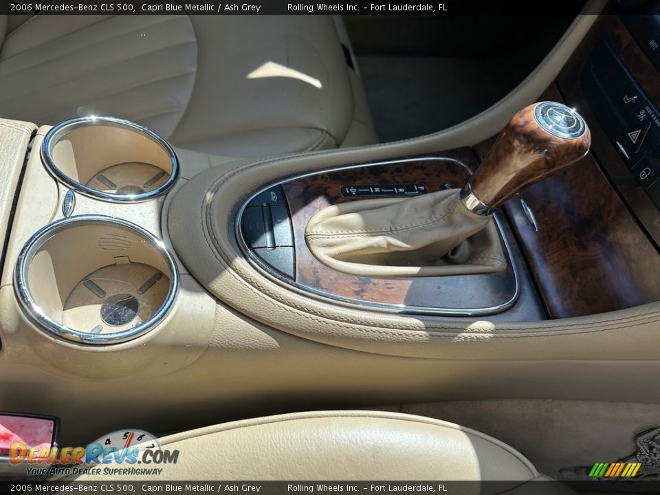 2006 Mercedes-Benz CLS 500 Capri Blue Metallic / Ash Grey Photo #27